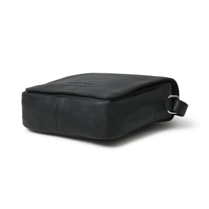 Perinto Leather Messenger Bag PUSB-6001 Black