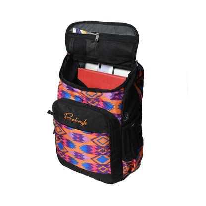 Prakash Tribal Laptop Backpack PLP-507 Orange