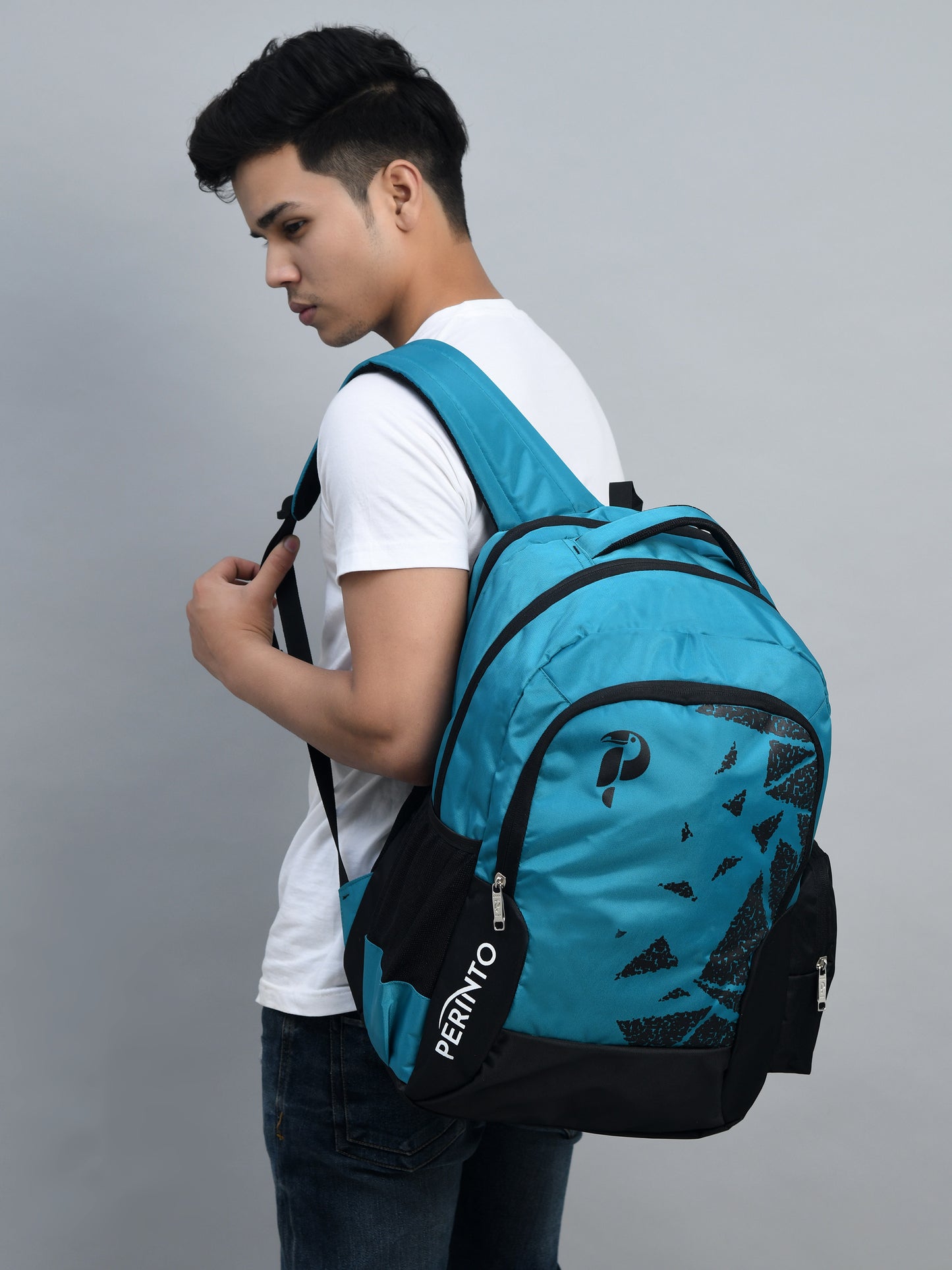 Perinto Free Fall School Bag PC1001 Sea Green