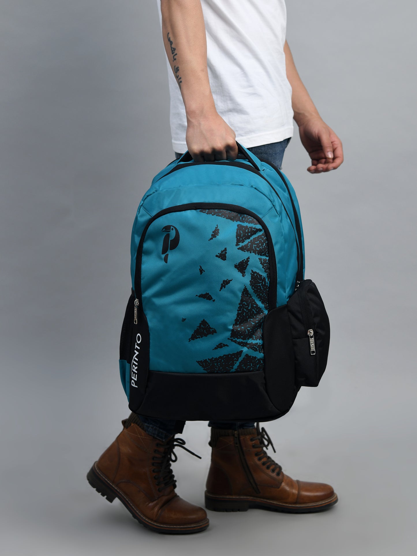 Perinto Free Fall School Bag PC1001 Sea Green