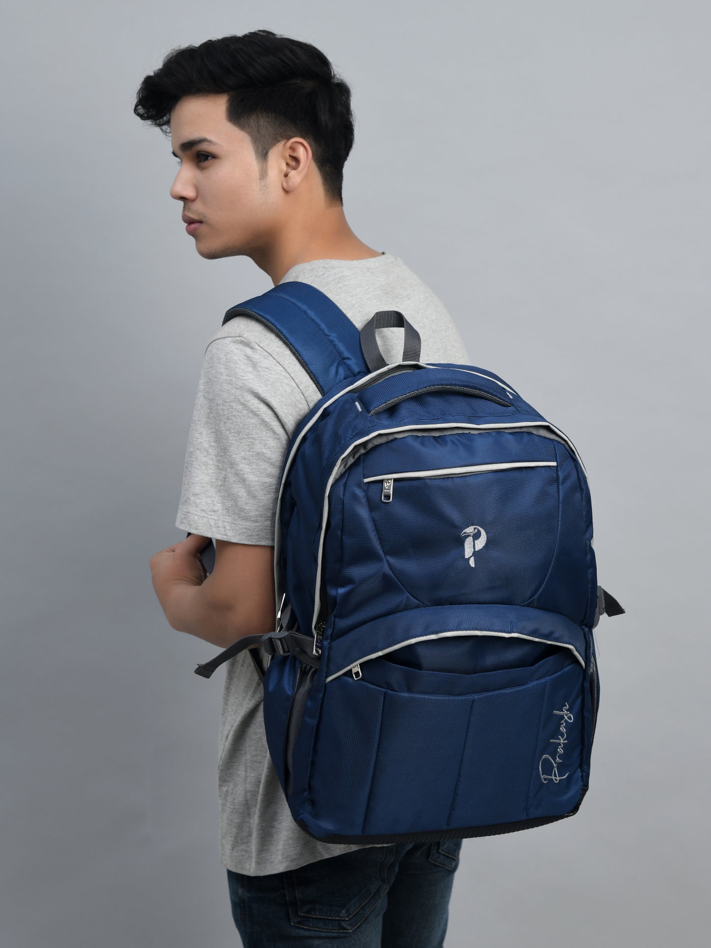 Prakash Laptop Backpack PLP-511 Navy Blue