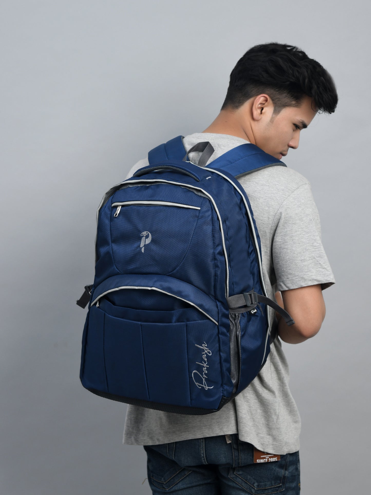 Prakash Laptop Backpack PLP-511 Navy Blue