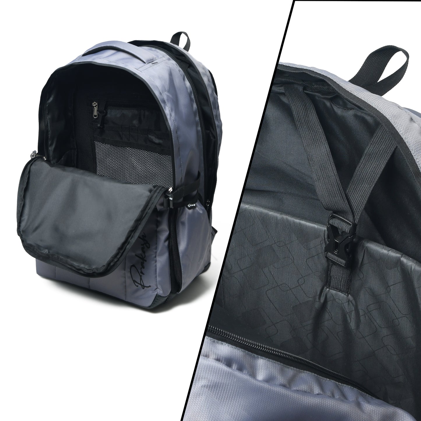 Prakash Laptop Backpack PLP-511 Grey