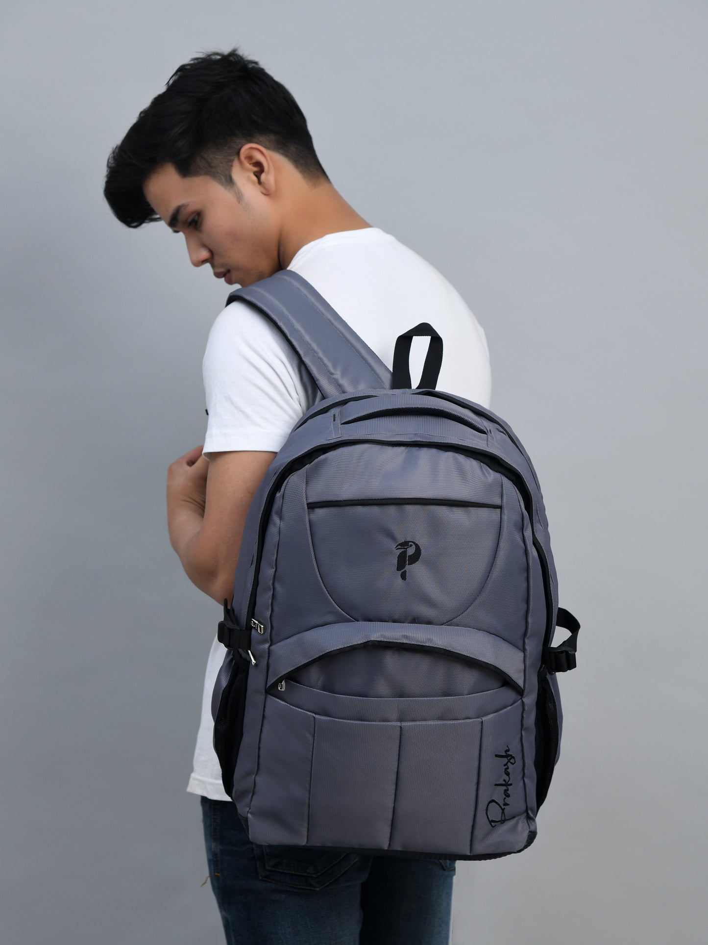 Prakash Laptop Backpack PLP-511 Grey