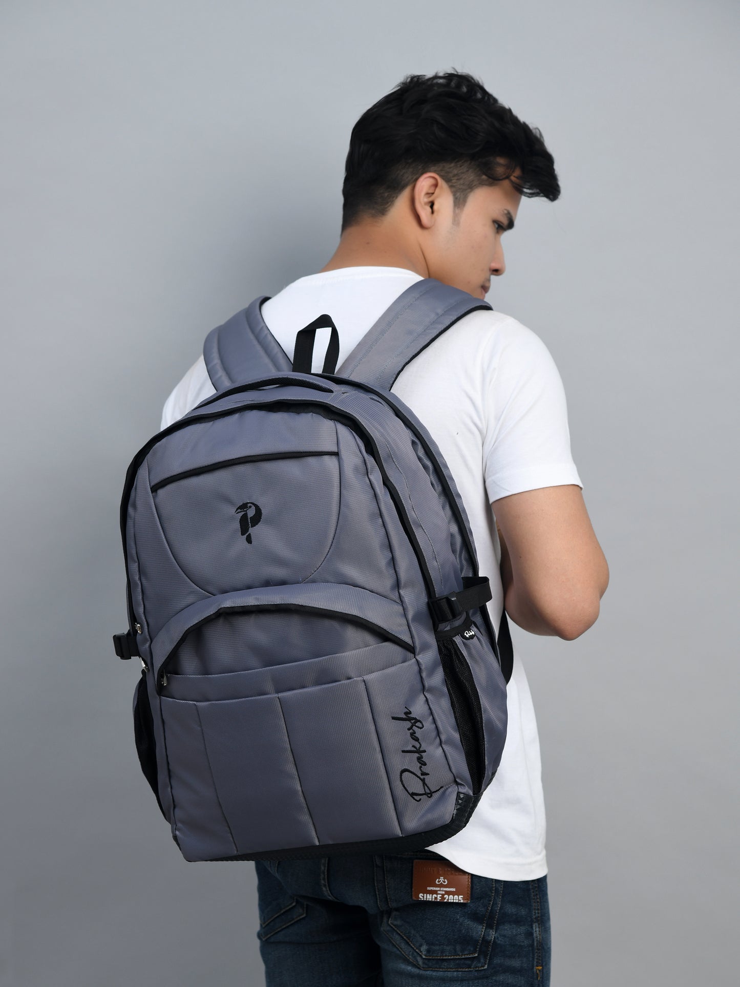 Prakash Laptop Backpack PLP-511 Grey