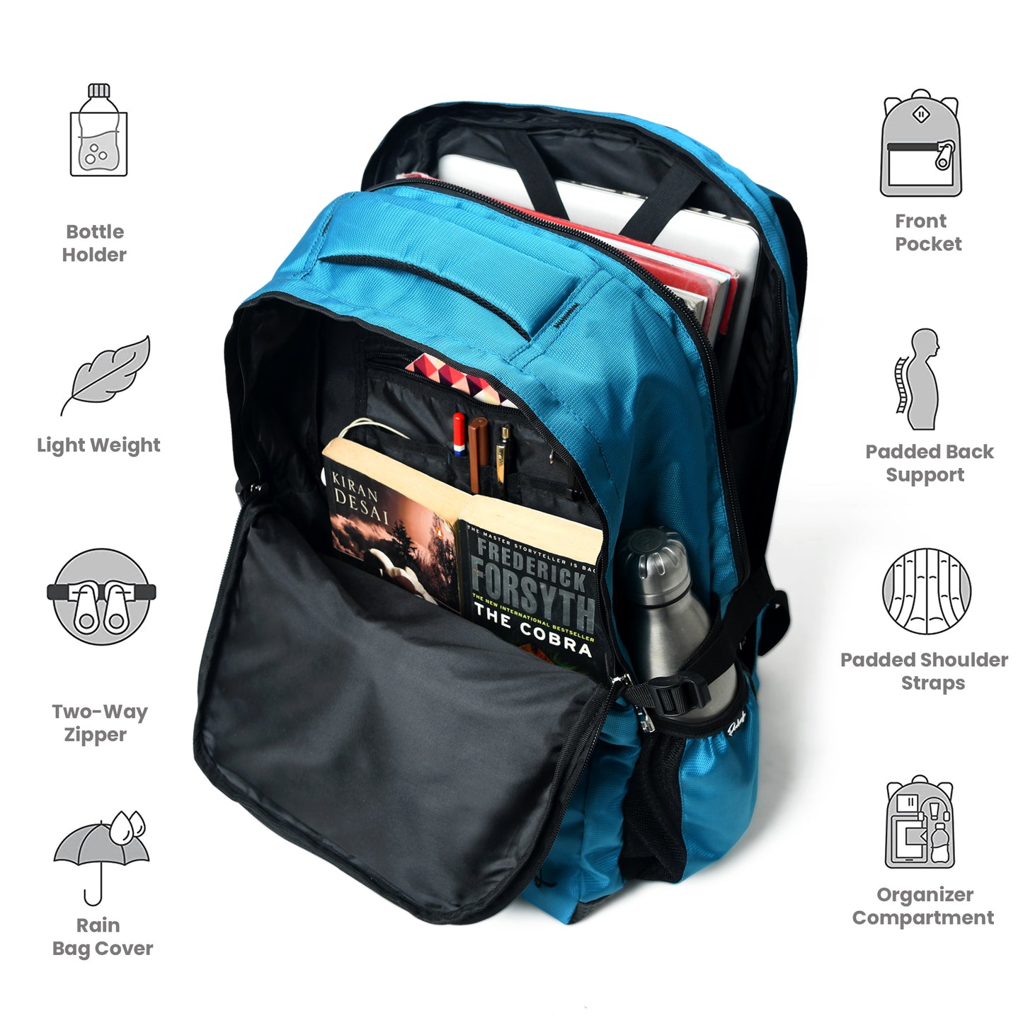 Prakash Laptop Backpack PLP-511 Sea Green