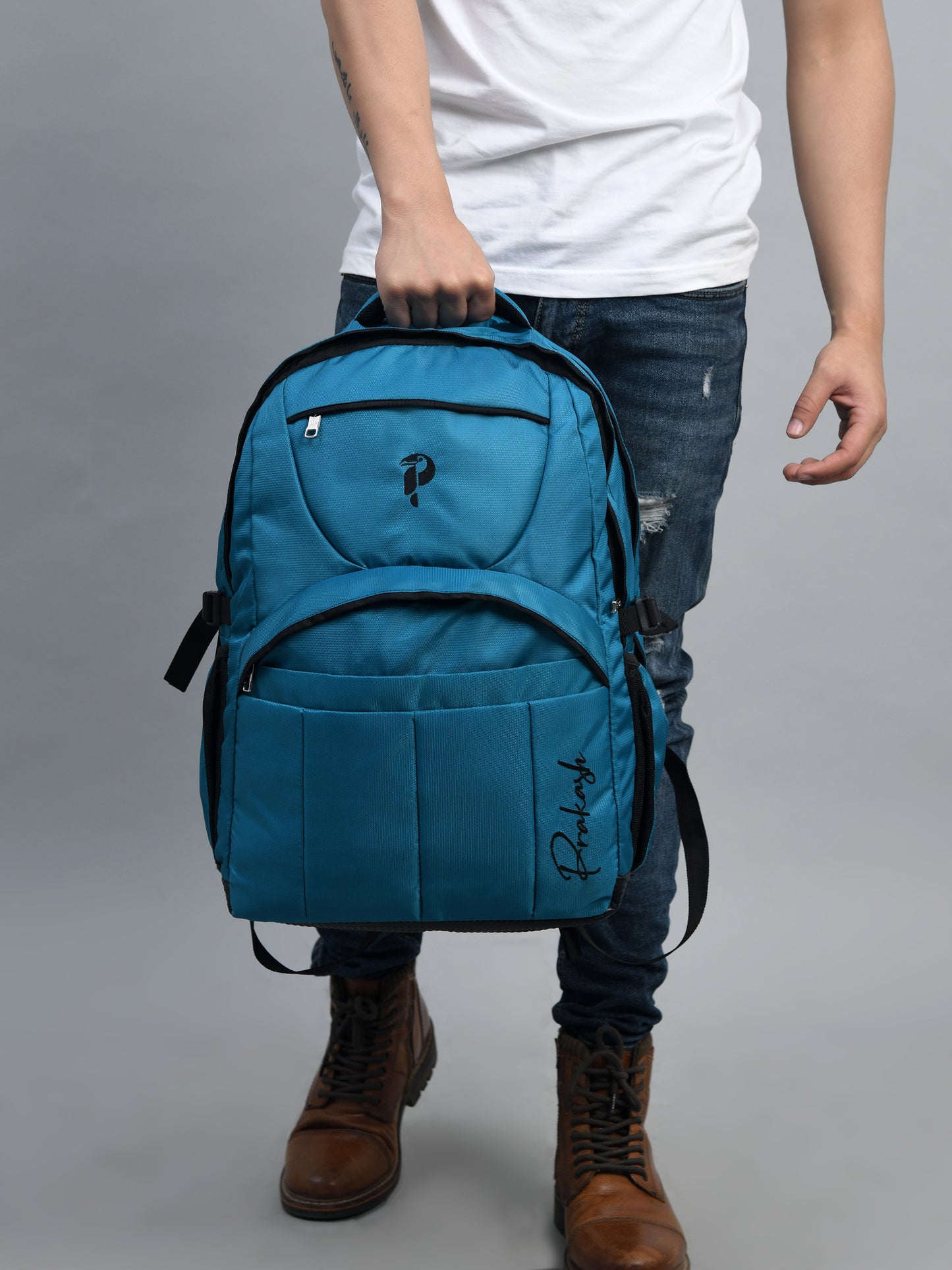 Prakash Laptop Backpack PLP-511 Sea Green