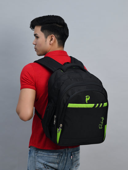 Tri-stripe Backpack PBP-116 Green