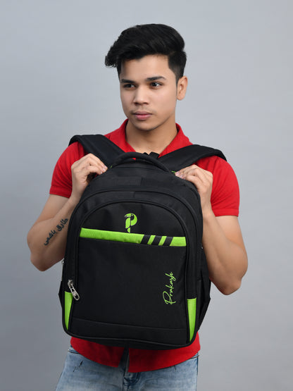 Tri-stripe Backpack PBP-116 Green