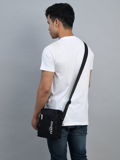 Passport sling bag by Perinto PC8001 Black