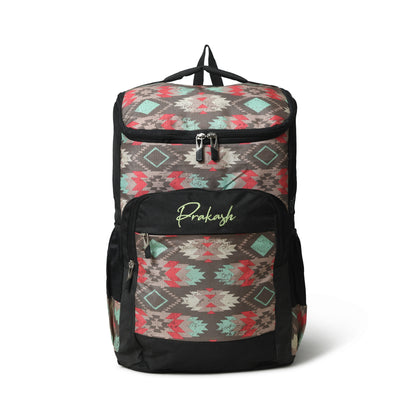 Prakash Tribal print Laptop Backpack PLP-507 Brown