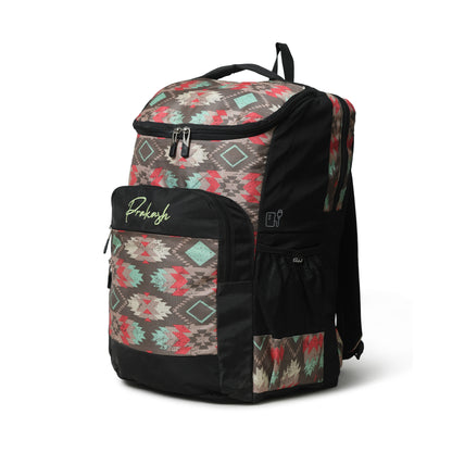 Prakash Tribal print Laptop Backpack PLP-507 Brown