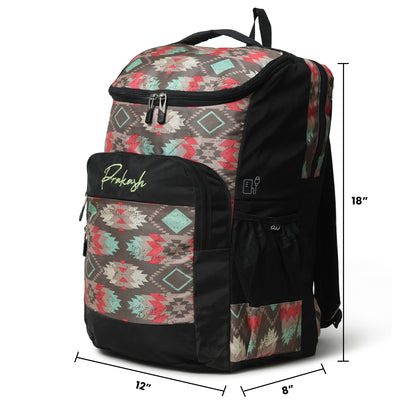 Prakash Tribal print Laptop Backpack PLP-507 Brown