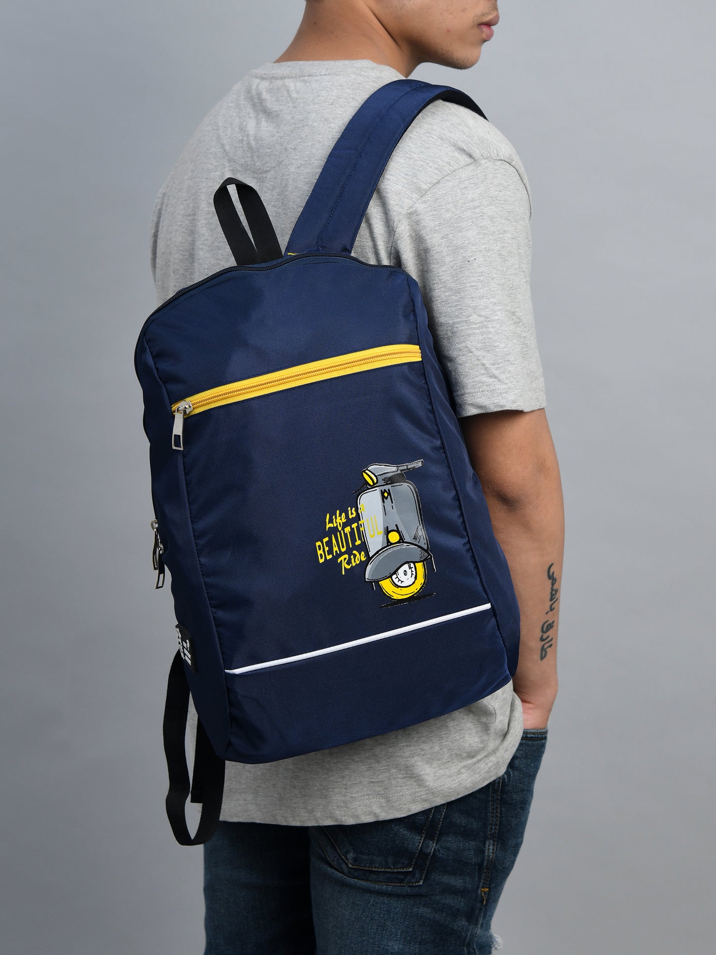 LIABR Laptop backpack PLP-515 Navy Blue